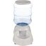 Amazon Basics Futter- und Wasserspender für Haustiere, Futterstation, Größe S, Transparent