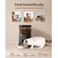 PUPPY KITTY Futterautomat Katze & Hund, 2,4 G WiFi intelligenter Katzenfutter Automat mit Edelstahlnapf für Trockenfutter, App-Steuerung, Sprachaufzeichnung, 1-10 Mahlzeiten pro Tag