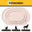 Conlun Napfunterlage Hund,1,2cm Hohe Ränder Futtermatte Katzen zur Vermeidung von Verschüttungen,BPA-Freie Silikonmatte mit Rand Gummi-Hundenapf Unterlage für Futter-und Wassernäpfe(Taupe,48x30cm)