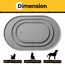 Conlun Napfunterlage Hund,1,2cm Hohe Ränder Futtermatte Katzen zur Vermeidung von Verschüttungen,BPA-Freie mit Rand Futtermatte für Haustiere für Futter- und Wassernäpfe (60x40cm, Grau)
