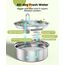 oneisall 8 Packung Ersatzfilter für 7L Hundebrunnen Trinkbrunnen Edelstahl, Wasserbrunnen für Katz, 3 Filtersystem