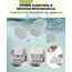 oneisall 8 Packung Ersatzfilter für 7L Hundebrunnen Trinkbrunnen Edelstahl, Wasserbrunnen für Katz, 3 Filtersystem