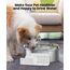 oneisall 8 Packung Ersatzfilter für 7L Hundebrunnen Trinkbrunnen Edelstahl, Wasserbrunnen für Katz, 3 Filtersystem