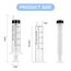 OFFCUP Spritzen-Set mit stumpfer Nadel, 6pcs Spritze 20ml und Kanüle, Plastiktube Einwegspritzen Kunststoff Spritze für Flüssigkeiten, Hobby, Modellbau und Heimwerk