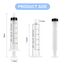 OFFCUP Spritzen-Set mit stumpfer Nadel, 10pcs Spritze 5ml und Kanüle, Plastiktube Einwegspritzen Kunststoff Spritze für Flüssigkeiten, Hobby, Modellbau und Heimwerk