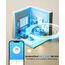 oneisall 5L Futterautomat Katze 2 Näpfe, 5G/2.4G WiFi Intelligenter Katzenfutter Automat, Einfache Bedienung mit APP-Steuerung, Futterspender für Katzen/Hunde, mit 2 Edelstahlschüssel, Voice Recorder