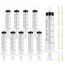 OFFCUP Spritzen-Set mit stumpfer Nadel, 10pcs Spritze 5ml und Kanüle, Plastiktube Einwegspritzen Kunststoff Spritze für Flüssigkeiten, Hobby, Modellbau und Heimwerk
