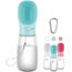 COTOP Hundetrinkflasche für Unterwegs, Tragbare Trinkflasche Hund 550ml, BPA-frei Wasserflasche Hunde to go, Reise Trinknapf für Hunde Klein, Auslaufsicher Wasserspender Pet Outdoor (blau)