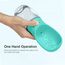 COTOP Tragbare Hund Wasserflasche für Unterwegs, 350ml Haustier Wasserspender Antibakterielle Auslaufsicher Hund Katze Reisen Trinken Flasche Schüssel, Pet Outdoor Trinkbecher (blau)