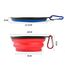 ZUOFENG Reisenapf Napf für Hunde und Katzen, 2 Sets Faltbarer Silikon Hundenapf Reisen Futter Tragbarer Wassernapf Trinknapf Futternapf für Haustiere