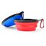 ZUOFENG Reisenapf Napf für Hunde und Katzen, 2 Sets Faltbarer Silikon Hundenapf Reisen Futter Tragbarer Wassernapf Trinknapf Futternapf für Haustiere