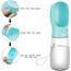 COTOP Hundetrinkflasche für Unterwegs, Tragbare Trinkflasche Hund 550ml, BPA-frei Wasserflasche Hunde to go, Reise Trinknapf für Hunde Klein, Auslaufsicher Wasserspender Pet Outdoor (blau)