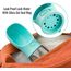 COTOP Tragbare Hund Wasserflasche für Unterwegs, 350ml Haustier Wasserspender Antibakterielle Auslaufsicher Hund Katze Reisen Trinken Flasche Schüssel, Pet Outdoor Trinkbecher (blau)