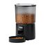 BEMOONY 5L Futterautomat Katze, Katzenfutter Automat mit Programmierbarem Timer, 1-6 Mahlzeiten pro Tag, Futterspender Katze mit Pressedeckel und 10s Aufnahmefunktion(Schwarz)