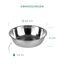 LAUBLUST Zusatzschalen für Futterstation Größe XL - 2er Set, Fressnäpfe Edelstahl | ca. 22 x 5 cm, 2 x 1,4l
