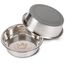 Rudelkönig Hundenapf Edelstahl - 2er Pack - 1750ml Napfset - Rutschfester Fressnapf Hund - Spülmaschinenfester Futternapf Hund - Hundenapf Grosse Hunde