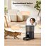 BEMOONY 5L Futterautomat Katze, Katzenfutter Automat mit Programmierbarem Timer, 1-6 Mahlzeiten pro Tag, Futterspender Katze mit Pressedeckel und 10s Aufnahmefunktion(Schwarz)