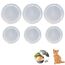 6 Stück Deckel für Dosen, Dosendeckel 400g 800g, Deckel für Katzen & Hundefutter Dosen, Waschbar Kunststoff Dosenverschluss Aufbewahrung Lebensmittel Tierfutter Katzenfutter Hundefutt(3x75mm+3x100mm)