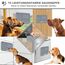 Azyh Leckmatte für Hunde und Katzen, 2 Stück, Langsames Füttern, Lecken für Große Hunde und Welpen, Angstlinderung, Hundespielzeug, Fütterungsmatte für Butter, Joghurt, Erdnüsse, 25 * 15cm