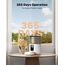 BEMOONY Futterautomat Katze, Katzenfutter Automat mit Programmierbarem Timer, 1-6 Mahlzeiten pro Tag, Futterspender Katze mit Pressedeckel und 10s Aufnahmefunktion, 3L(Weiß)