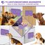 Azyh Leckmatte für Hunde und Katzen, 2 Stück, Langsames Füttern, Lecken für Große Hunde und Welpen, Angstlinderung, Hundespielzeug, Fütterungsmatte für Butter, Joghurt, Erdnüsse, 25 * 15cm