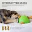 Outward Hound Nina Ottosson Dog Snuffle N' Treat Ball Interaktive Leckerbissen Ball Hund Puzzle Hund Bereicherung Hundespielzeug, Level 2 Intermediate, grün, groß
