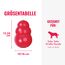 KONG Classic - Füllbares Hundespielzeug - Apportier- und Kauspielzeug für Hunde - Kann Mit Leckerlis Gefüllt Werden - Strapazierfähiges Naturkautschukmaterial - Für XXL Hunde