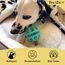 PawsOnly | Hundespielzeug | Leckerli Ball für Hunde | Intelligenzspielzeug | Snackball Hund | Hundebeschäftigung | Futterball Naturkautschuk | Welpenspielzeug | Zahnputzball (Groß 8 cm, Orange)