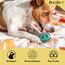 PawsOnly | Hundespielzeug | Leckerli Ball für Hunde | Intelligenzspielzeug | Snackball Hund | Hundebeschäftigung | Futterball Naturkautschuk | Welpenspielzeug | Zahnputzball (Klein 6 cm, Grün)