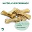 Topdog Kauknochen Hund 25 Stück 12 cm - Rinderhautknochen für Hunde aus 100% Rind - Hundekauknochen - Pflegt die Zähne und unterstützt den natürlichen Kautrieb Ihres Hundes