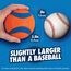 Chuckit! – Ultra Ball XLarge – Robuster und vielseitiger Ball für große Hunde – Schwimmt auf der Wasseroberfläche – Kompatibel mit Launchern – 8,5 cm Durchmesser, Mehrfarbig
