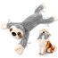 Hundespielzeug, Intelligenz Welpenspielzeug Interaktives Plüsch Kuscheltier Hunde Spielzeug für Welpen Kleine Mittlere Große Hunde Kuscheltier mit Seil