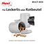 flexi® Multi Box hellgrau, praktische Box für Leckerli und Kotbeutel. Passend für flexi® Xtreme, Comfort, Classic, Neon und Black Design Roll-Leinen der Größen S, M und L