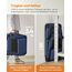 Feandrea Hundebox faltbar, Transportbox Hund, L, Hundetasche, Oxford-Gewebe, Netzstoff, atmungsaktiv tragbar transportabel, Metallrahmen, mit Griffen, Taschen, 70 x 52 x 52 cm, dunkelblau PDC70Z