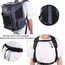 Morpilot Katzenrucksack, Hunderucksack für Katzen Hunde, Faltbare Haustier Rucksack mit Transparentes Netzfenster Atmungsaktive und Leichte Hundetasche