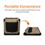 Amazon Basics Hundehütte mit 2 Türen, tragbar, weich, faltbar, weich, Größe M (76 x 54 x 54 cm), Beige
