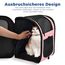 apollo walker HundeRucksack und KatzenRucksack für Kleine Haustiere(Belastbarkeit 2-15kg) - Gepolsterter Rückenstütze Hundetasche Atmungsaktiver Netz-Tierrucksack für Wandern, Reisen, Rosa