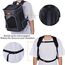 Morpilot Katzenrucksack, Hunderucksack für Katzen und Hunde Welpen, Atmungsaktive und Faltbare Haustier Rucksack mit Transparentes Fenster und Anti-offener Reißverschluss