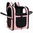 apollo walker HundeRucksack und KatzenRucksack für Kleine Haustiere(Belastbarkeit 2-15kg) - Gepolsterter Rückenstütze Hundetasche Atmungsaktiver Netz-Tierrucksack für Wandern, Reisen, Rosa