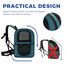 apollo walker HundeRucksack und KatzenRucksack für Kleine Haustiere(Belastbarkeit 2-15kg) - Gepolsterter Rückenstütze Hundetasche Atmungsaktiver Netz-Tierrucksack für Wandern, Reisen, Outdoor See blau