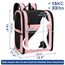 apollo walker HundeRucksack und KatzenRucksack für Kleine Haustiere(Belastbarkeit 2-15kg) - Gepolsterter Rückenstütze Hundetasche Atmungsaktiver Netz-Tierrucksack für Wandern, Reisen, Rosa