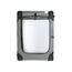 Amazon Basics 4-Türiger Faltbarer Reisezwinger für Hunde, Katzen, Kaninchen & andere Kleintiere, Grau, M 76 cm x 54 cm x 54 cm