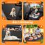 JOEJOY Hundedecke Auto Rückbank, Hundeschutz Auto Rückbank Kratzfeste und Wasserabweisende, Autoschondecke Hund Rücksitz, Rücksitzschoner Hund, 137 x 120 cm Schwarz