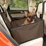 WUGLO Extra Stabiler Hunde Autositz mit Sicherheitsgurt – Wasserdichter und Robuster Autositz Hund für den Rücksitz mit 4 Befestigungsgurten, geeignet für kleine Hunde bis 12 kg