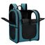 apollo walker HundeRucksack und KatzenRucksack für Kleine Haustiere(Belastbarkeit 2-15kg) - Gepolsterter Rückenstütze Hundetasche Atmungsaktiver Netz-Tierrucksack für Wandern, Reisen, Outdoor See blau