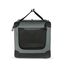 Amazon Basics 4-Türiger Faltbarer Reisezwinger für Hunde, Katzen, Kaninchen & andere Kleintiere, Grau, M 76 cm x 54 cm x 54 cm