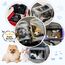 TOFFCAEA Transporttasche für Katze Hund, Hundetransportbox, Faltbare Katzentransportbox, tragbar, 5kg Katzen Hunde Tragebox, für mittelgroße Hunde, Katze (Dunkelblau, L 50 x B 34 x H 34 cm)