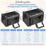 TOFFCAEA Transporttasche für Katze Hund, Hundetransportbox, Faltbare Katzentransportbox, tragbar, 5kg Katzen Hunde Tragebox, für mittelgroße Hunde, Katze (Dunkelgrau, L 43 x B 28 x H 28 cm)