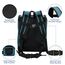 apollo walker HundeRucksack und KatzenRucksack für Kleine Haustiere(Belastbarkeit 2-15kg) - Gepolsterter Rückenstütze Hundetasche Atmungsaktiver Netz-Tierrucksack für Wandern, Reisen, Outdoor See blau
