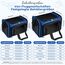TOFFCAEA Transporttasche für Katze Hund, Hundetransportbox, Faltbare Katzentransportbox, tragbar, 5kg Katzen Hunde Tragebox, für mittelgroße Hunde, Katze (Dunkelblau, L 50 x B 34 x H 34 cm)